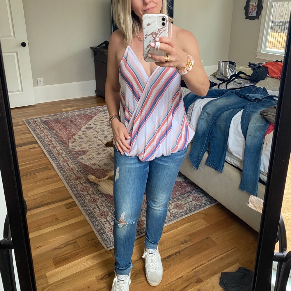 Beautiful stripe summer top. Medium